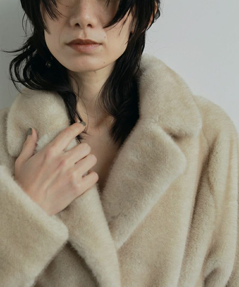 anukeEco Minkfur Jacket エコミンクファージャケット/62520101