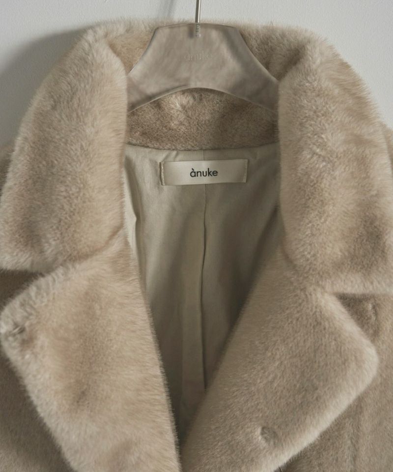 anukeEco Minkfur Jacket エコミンクファージャケット/62520101