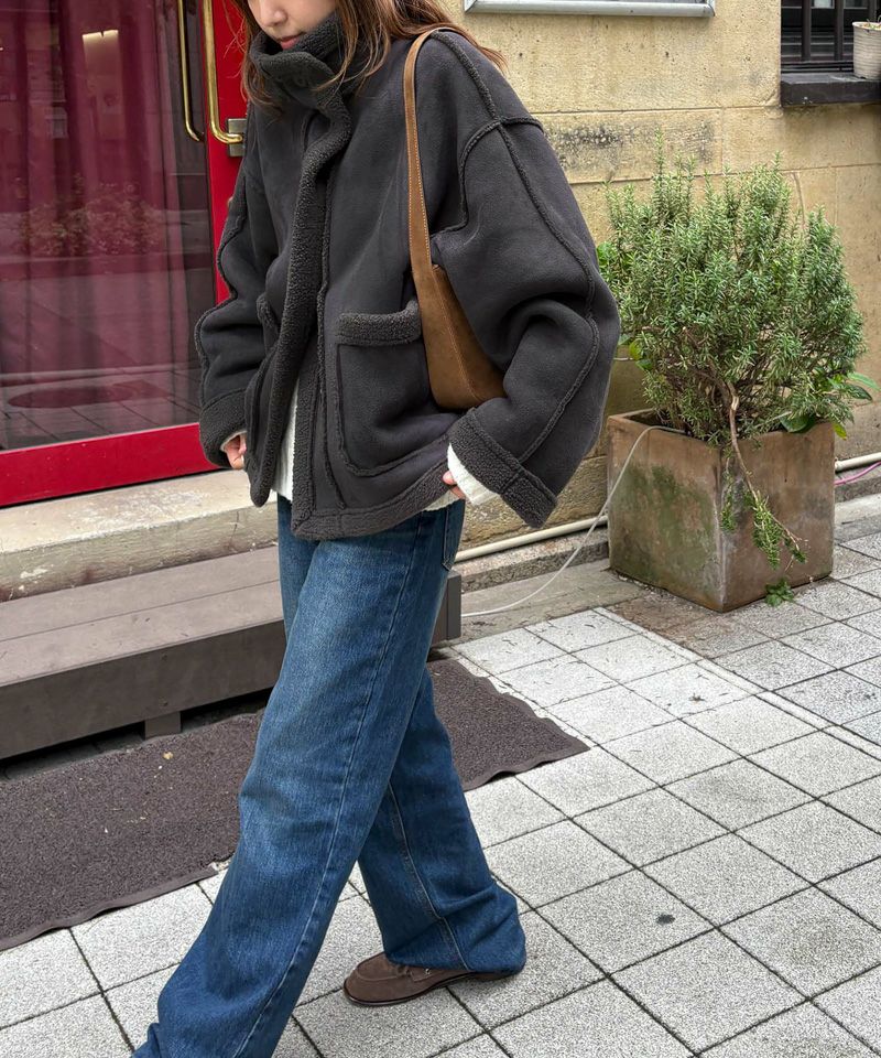 新色追加】El marフェイクムートンジャケット | CANAL JEAN（キャナル