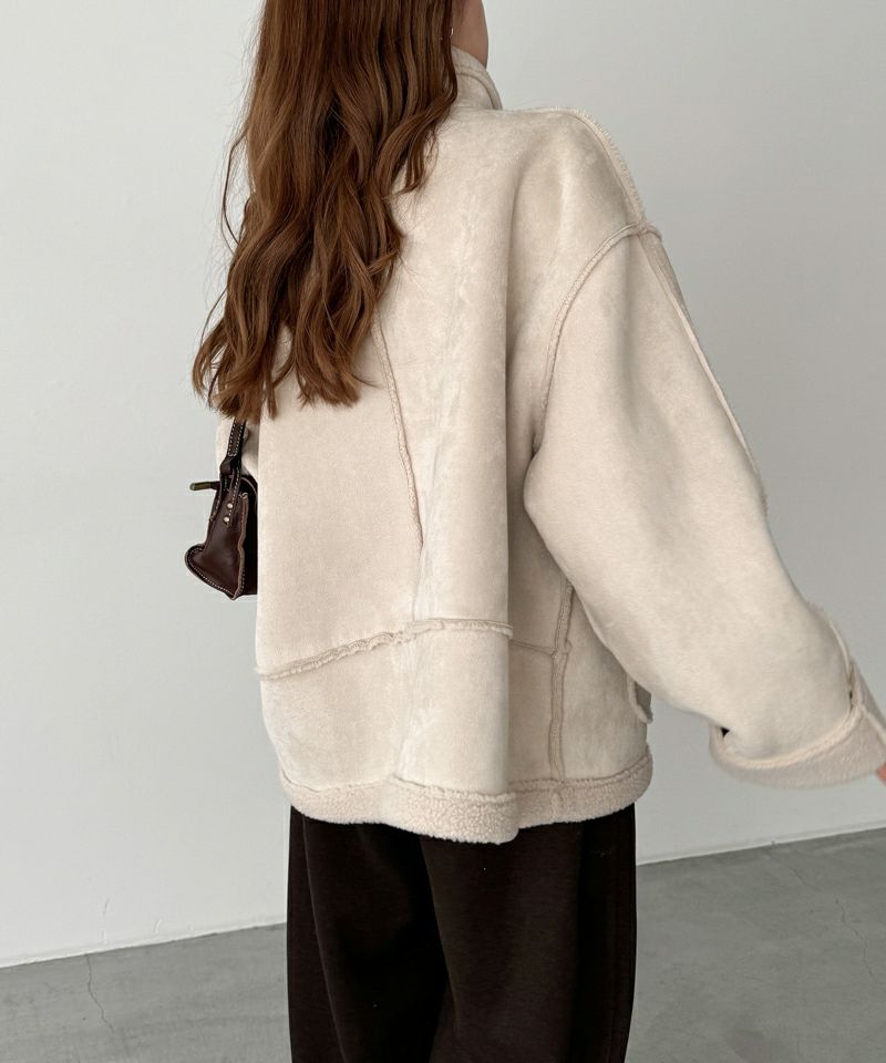 タイムセール25%OFF】El marフェイクムートンジャケット | CANAL JEAN