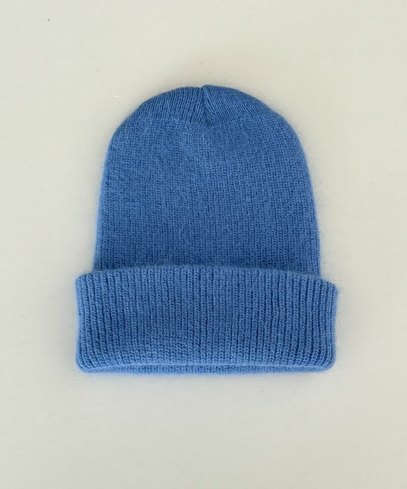 タイムセール10%OFF】【新色追加】El marアンゴラ混シャギーニットCAP