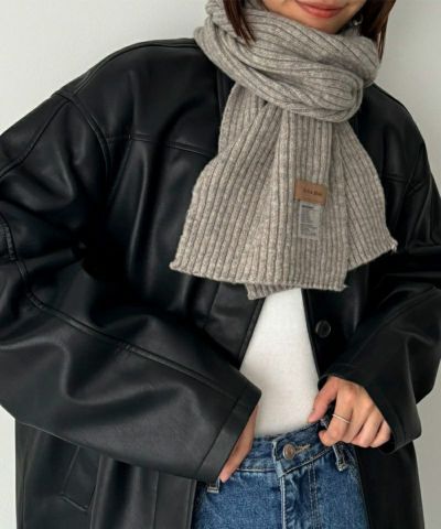 キャナルジーン　CANAL JEAN YA-YA　スタジャン　メルトン　グレー CANAL JEAN（キャナルジーン）の「YA-YA(ヤヤ) 