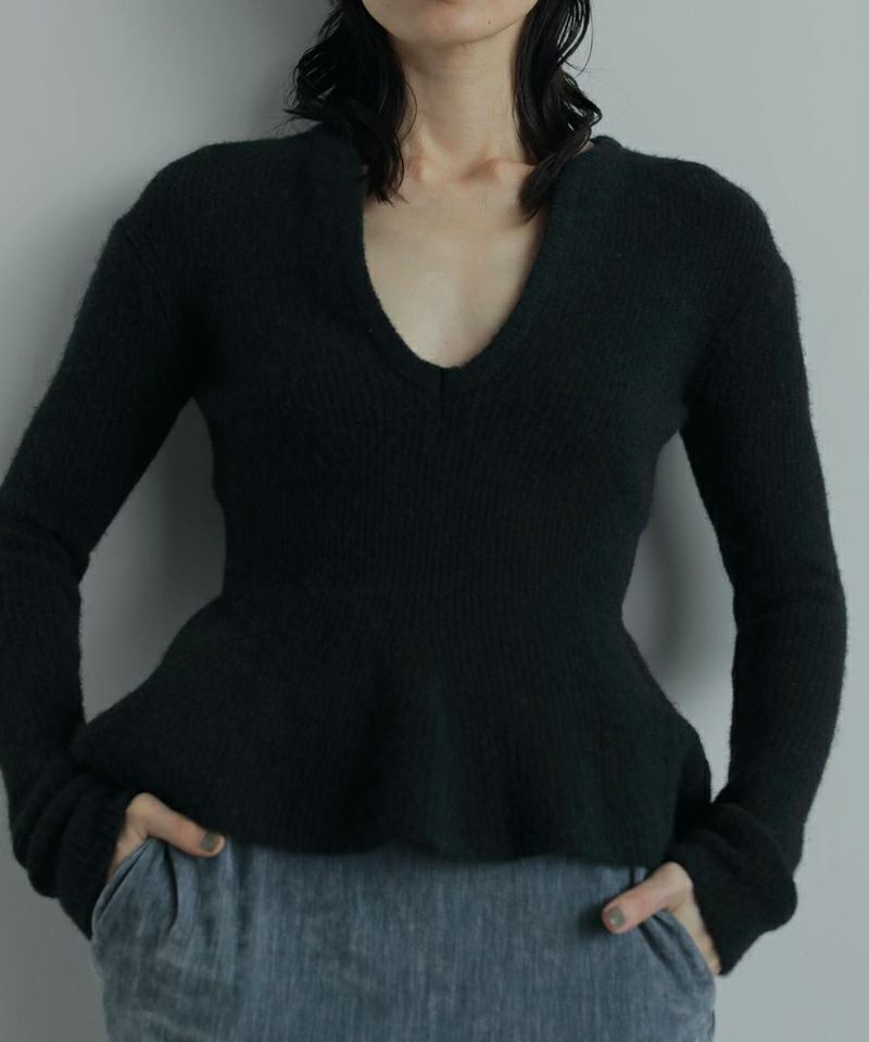 anukeSoft Peplum Knit ソフトペプラムニット/62520525 | CANAL JEAN