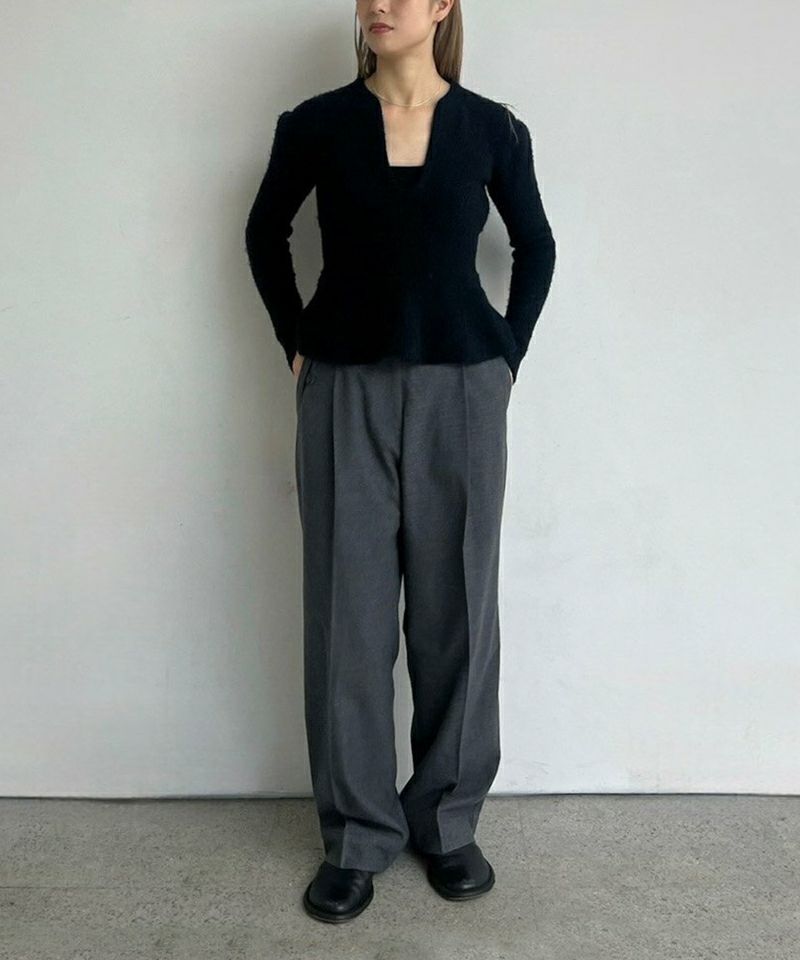 anukeSoft Peplum Knit ソフトペプラムニット/62520525 | CANAL JEAN